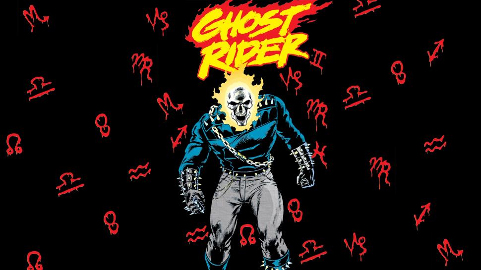 Ghost Rider Black Skull Hd Wallpaper,cartoon/comic - Ghost Rider Comic Wallpaper Phone - HD Wallpaper 