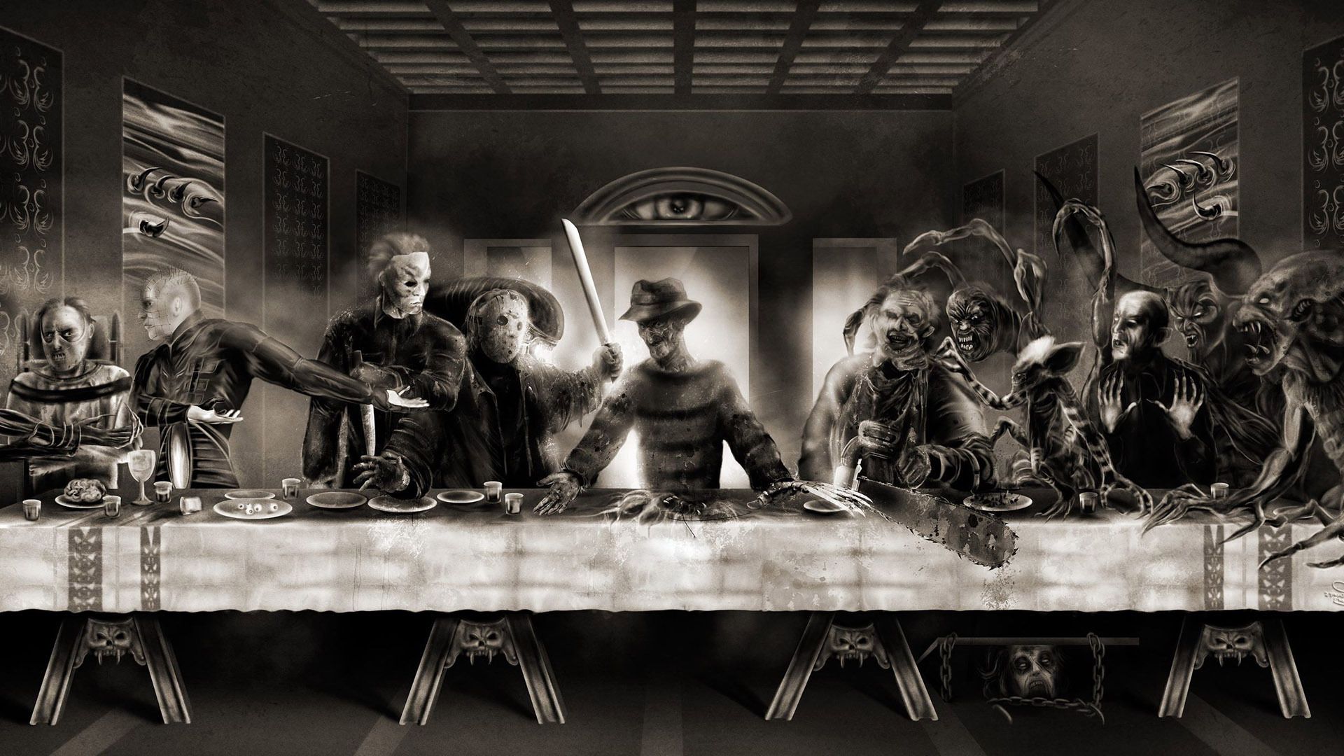 Last Supper Horror Poster - HD Wallpaper 