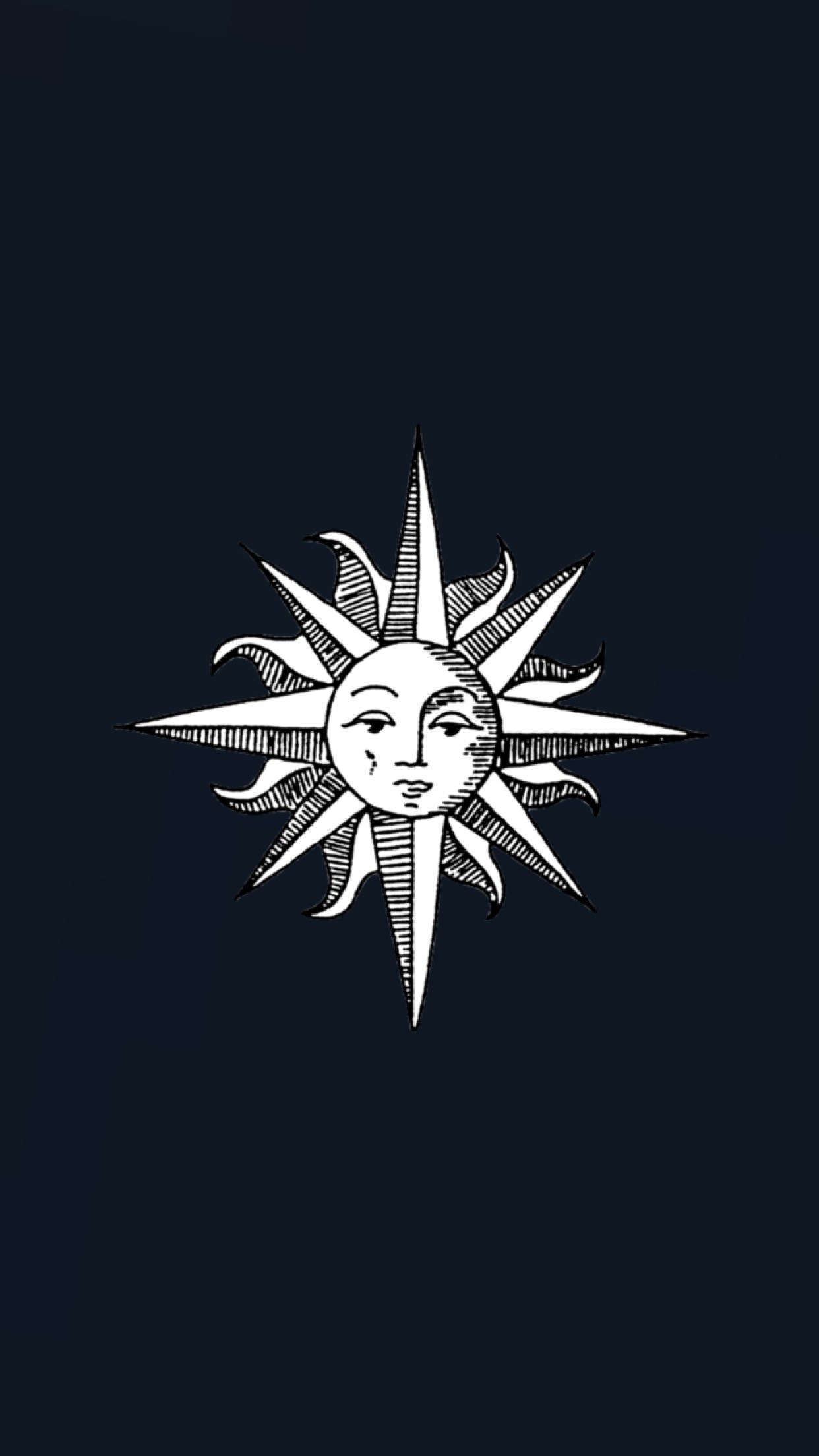 Moon&sun Mixed Wallpaper - Black Art Wallpaper Android - HD Wallpaper 