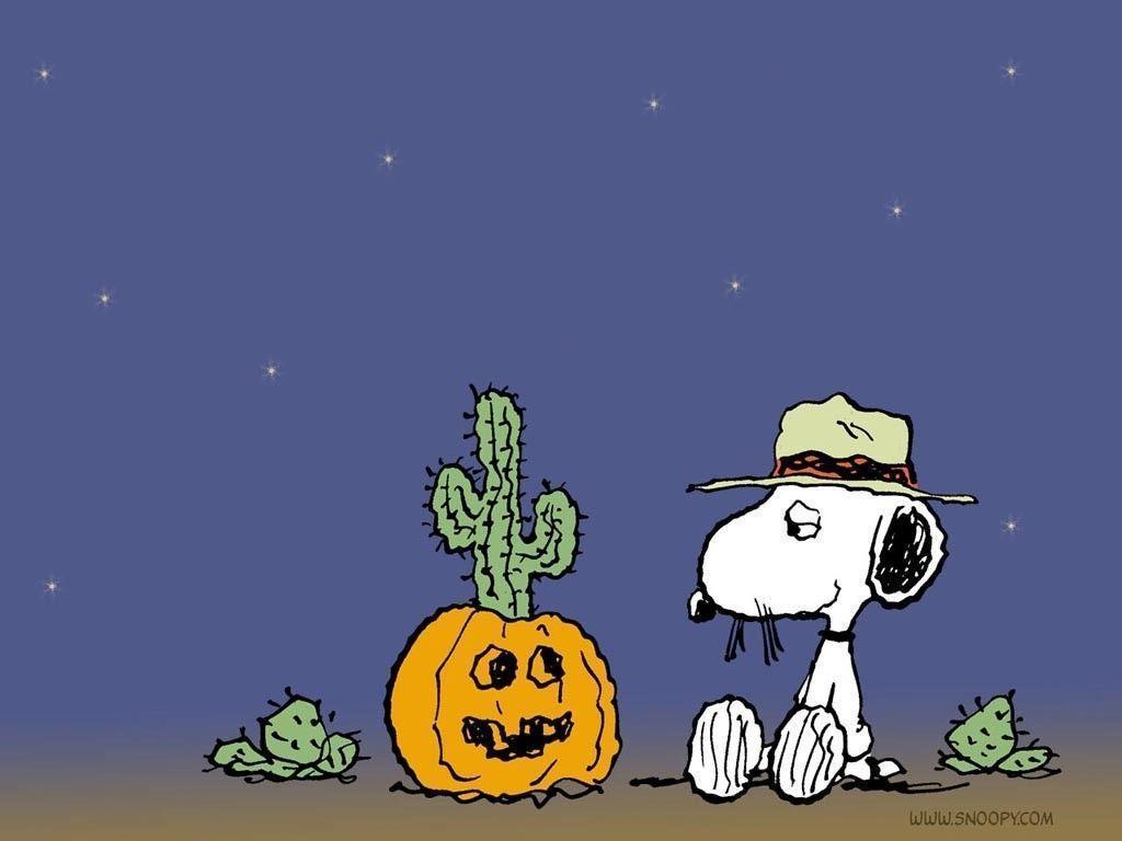 Snoopy Halloween Background - HD Wallpaper 