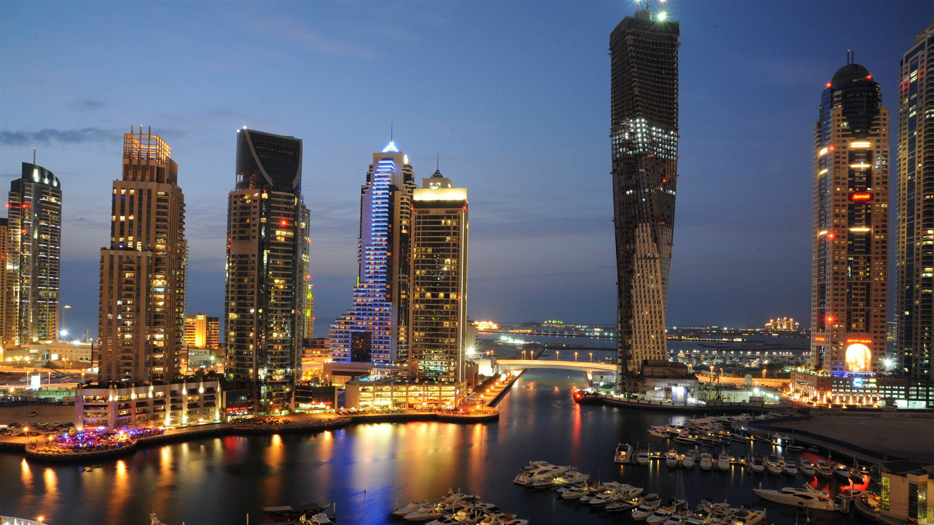 Dubai Wallpapers - City Night Skyline Dubai - HD Wallpaper 