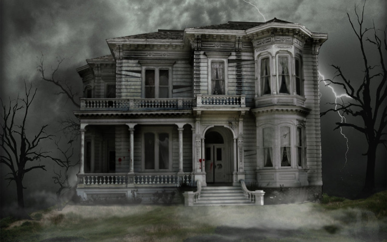 Haunted House - Haunted Mansion - HD Wallpaper 