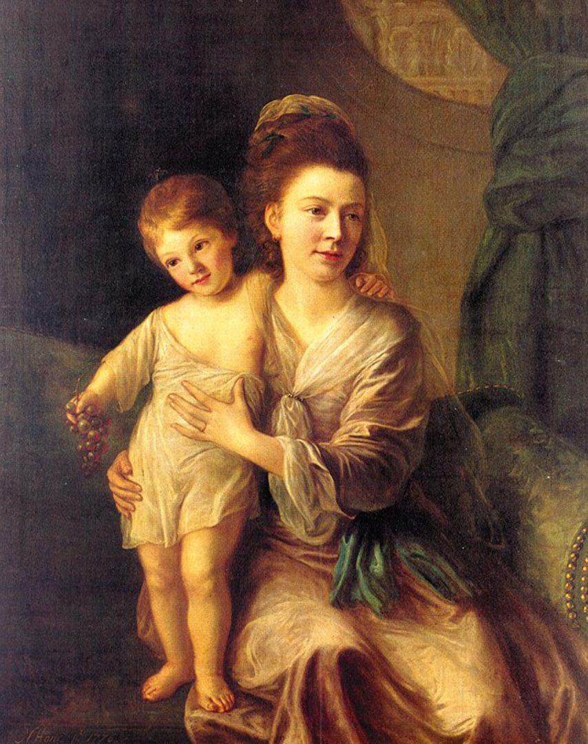Mother And Child - Nathaniel Hone - HD Wallpaper 