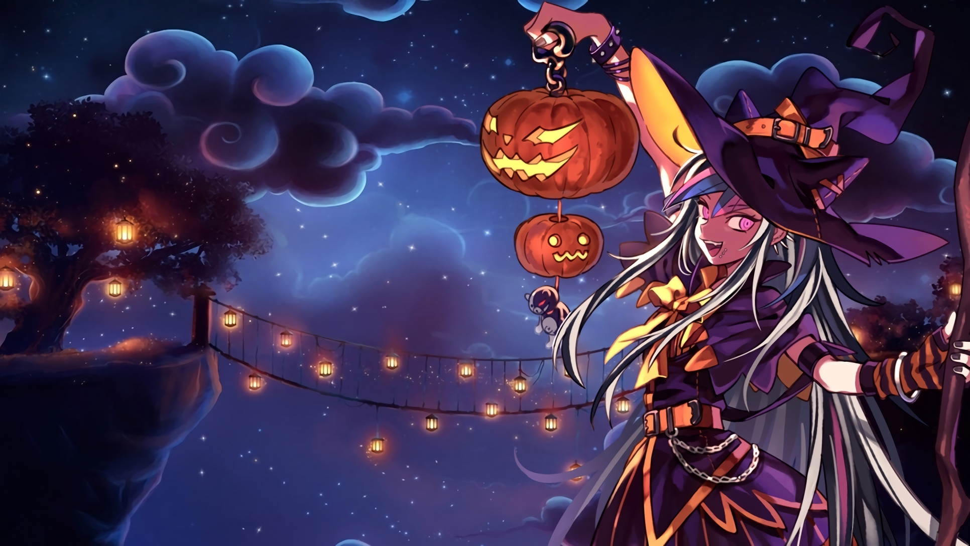 Halloween Wallpaper Anime - HD Wallpaper 