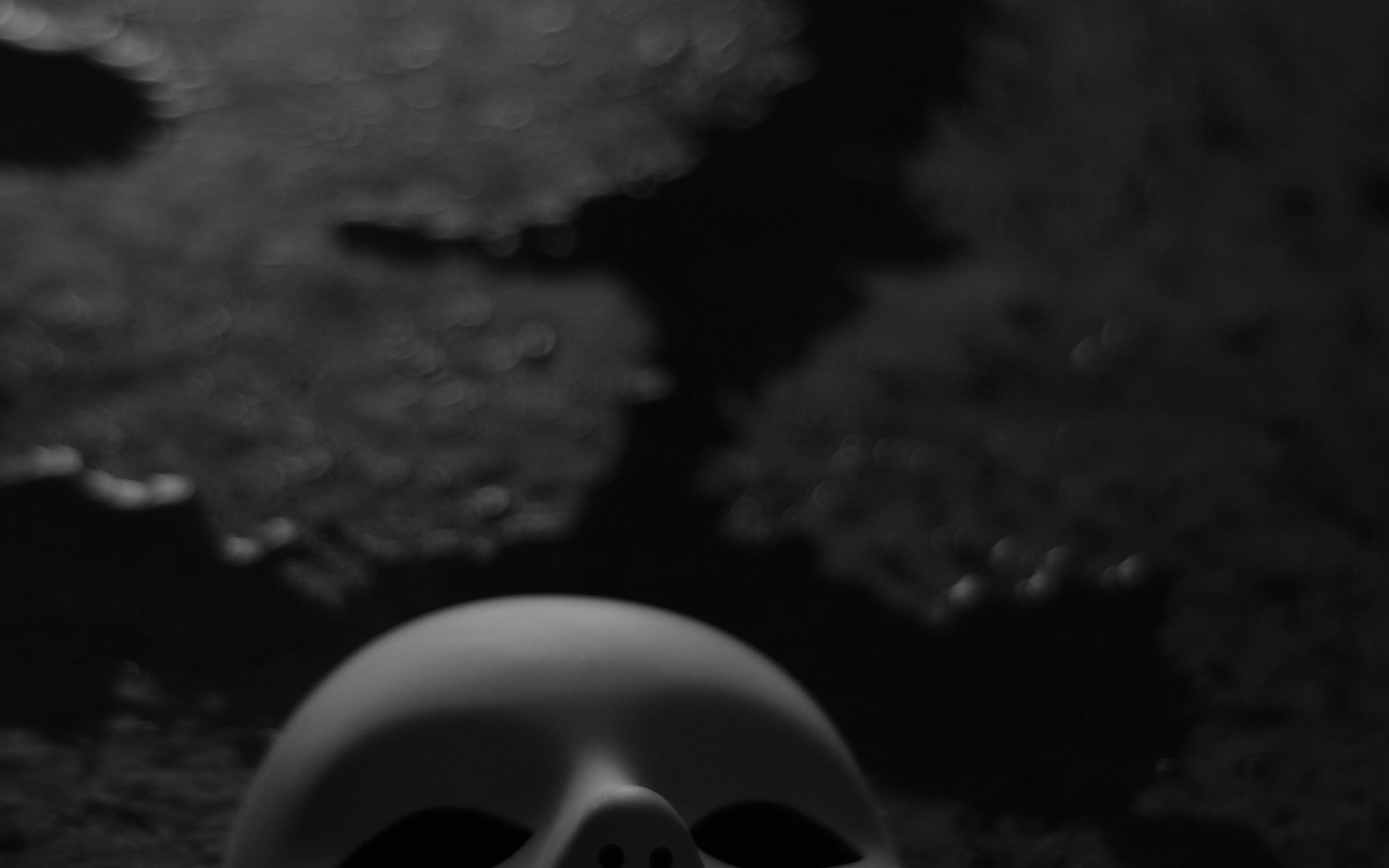Gloomy Mask, Dark, Scary - Gloomy Mask - HD Wallpaper 