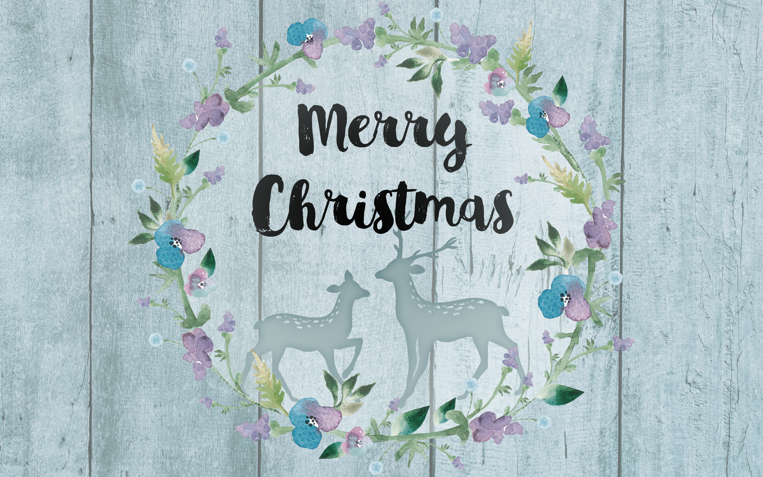 Wooden Reindeer - Christmas Desktop Wallpaper Reindeer - HD Wallpaper 