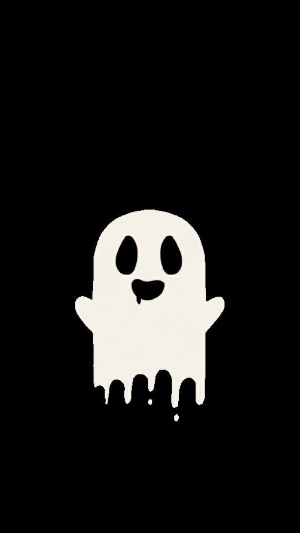 Ghost Halloween Wallpaper Cute - HD Wallpaper 