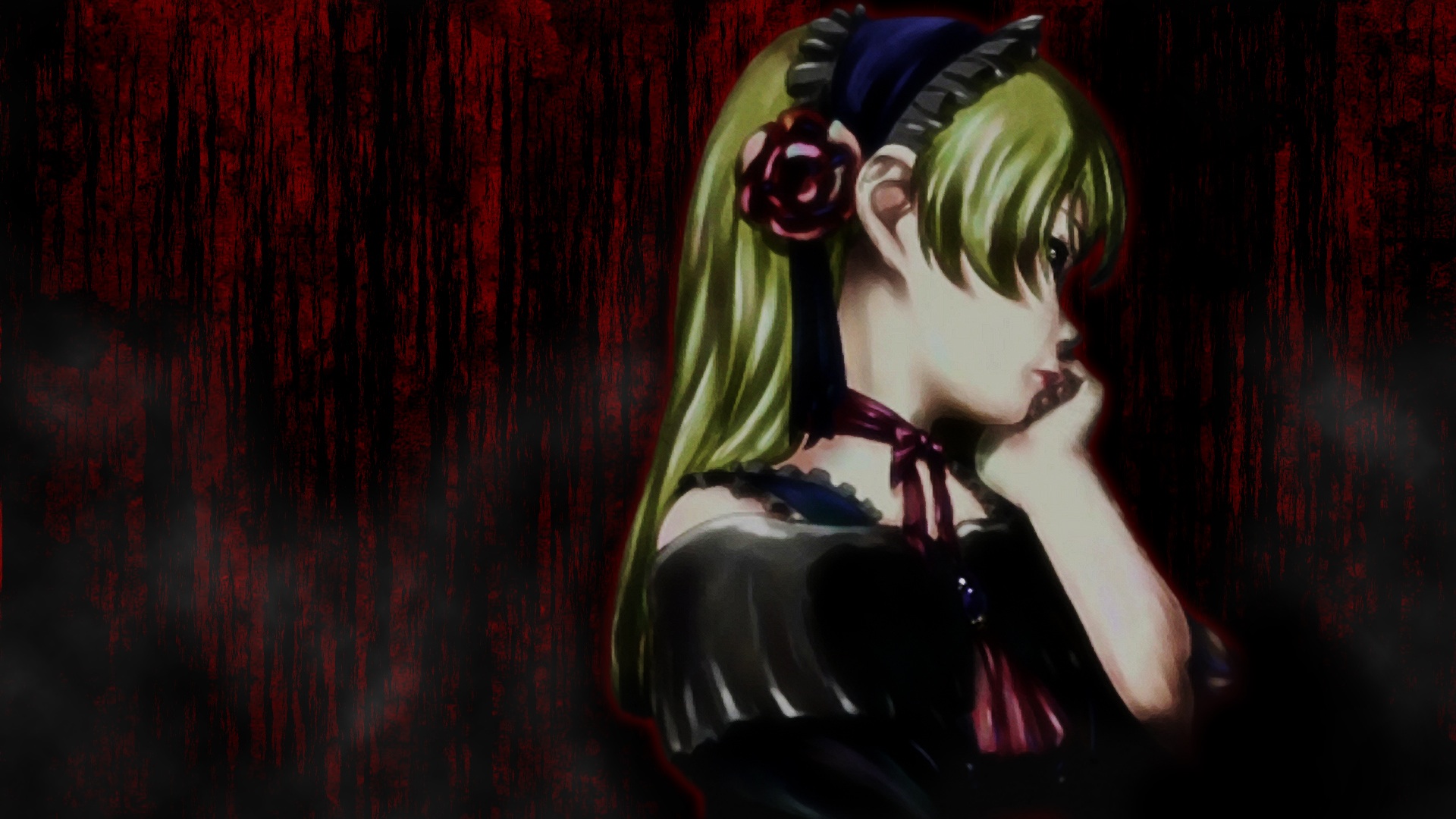 Le Portrait De Petite Cossette - Anime Horror Wallpaper Hd - HD Wallpaper 