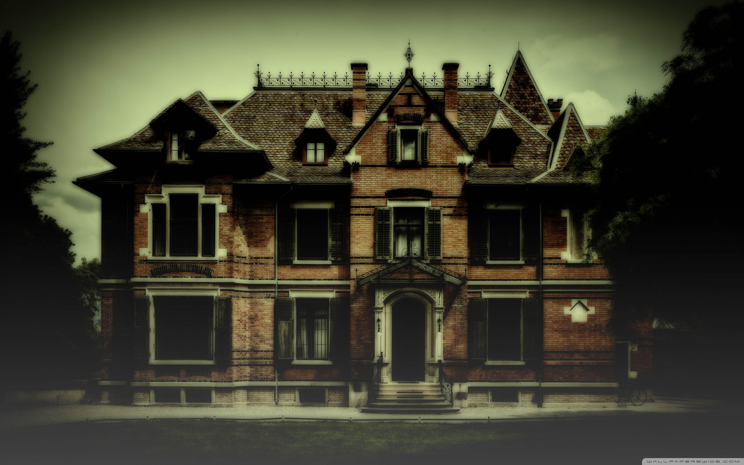 Haunted House Wide - 2880x1800 Wallpaper Haunted House Wide - 2880x1800 Wallpaper