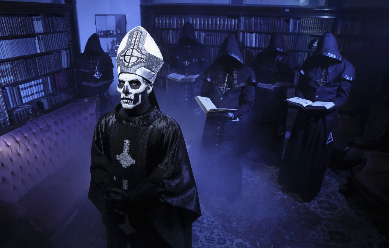 Photo Wallpaper Metal, Ghost, Band, Heavy, Doom, Swedish, - Papa Emeritus 2 And Ghouls - HD Wallpaper 