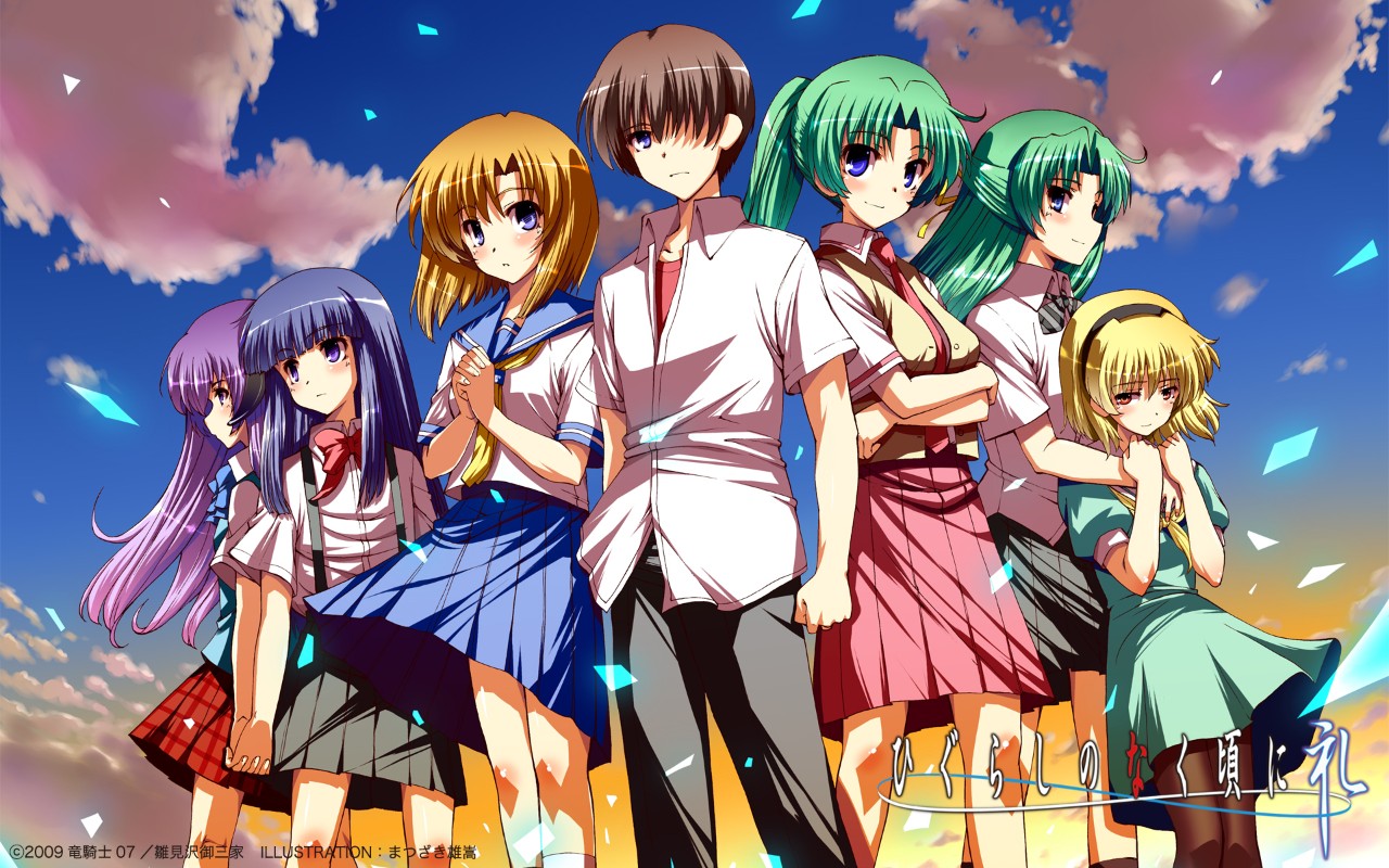 Higurashi No Naku Koro Ni - HD Wallpaper 