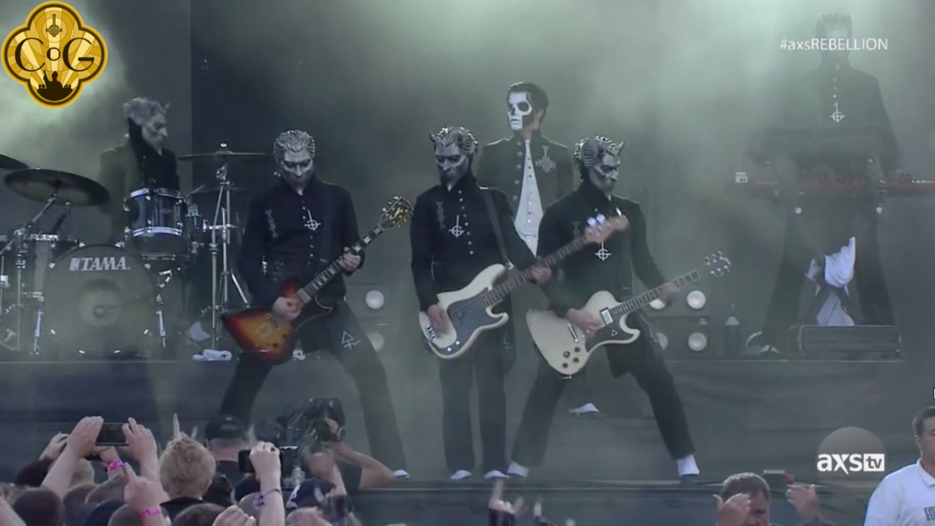 Axs Tv Interviews Ghost Ghost Perform At Carolina Rebellion - Ghost Band 2018 Live - HD Wallpaper 