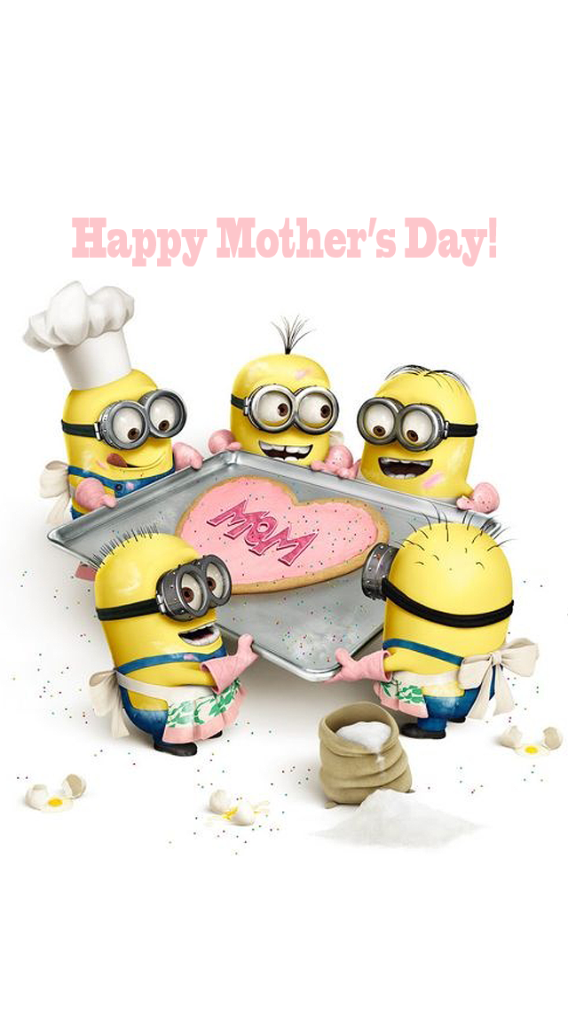 Happy Mothers Day Images Minions - HD Wallpaper 