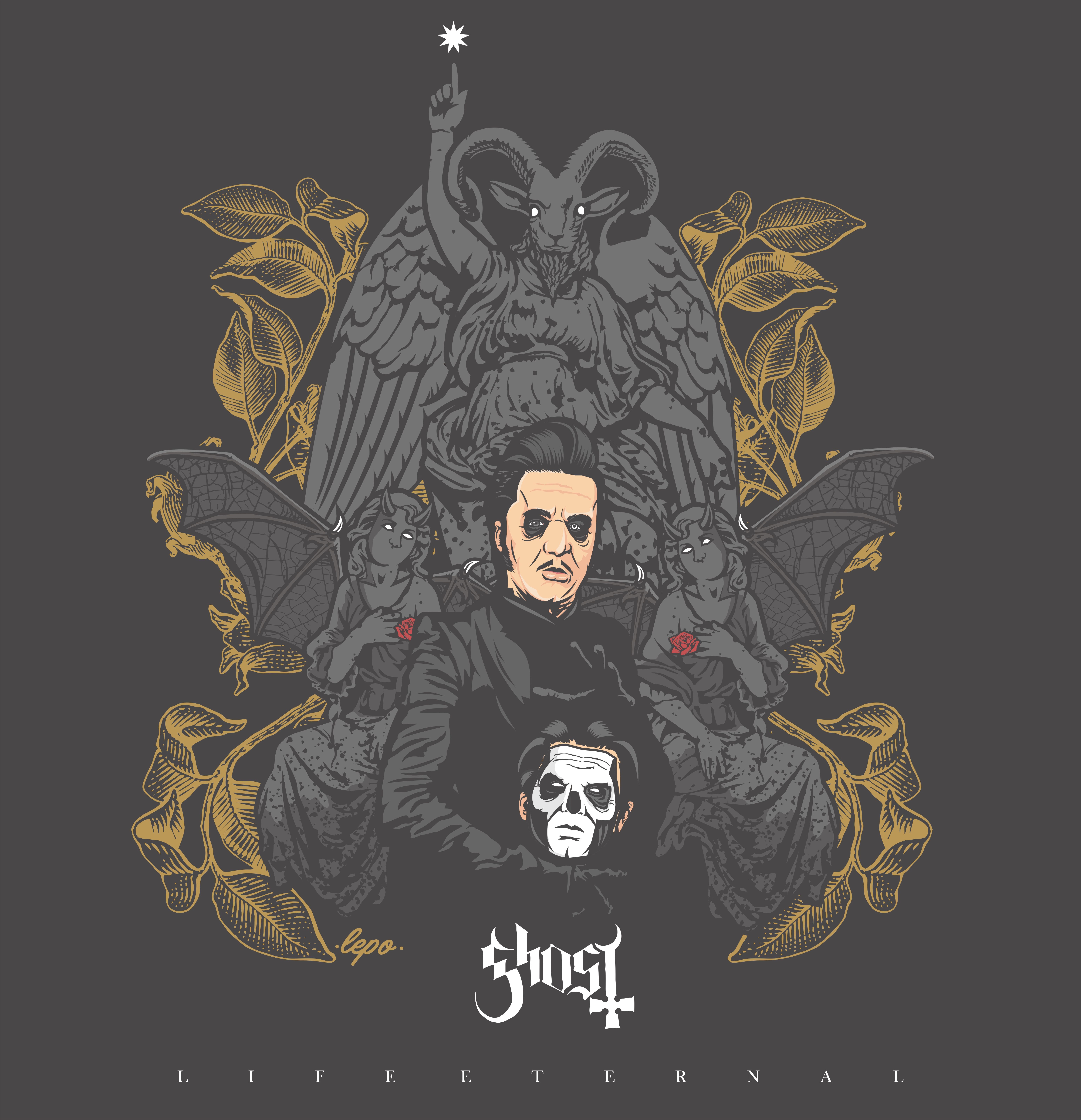 Ghost Band Tattoo - HD Wallpaper 