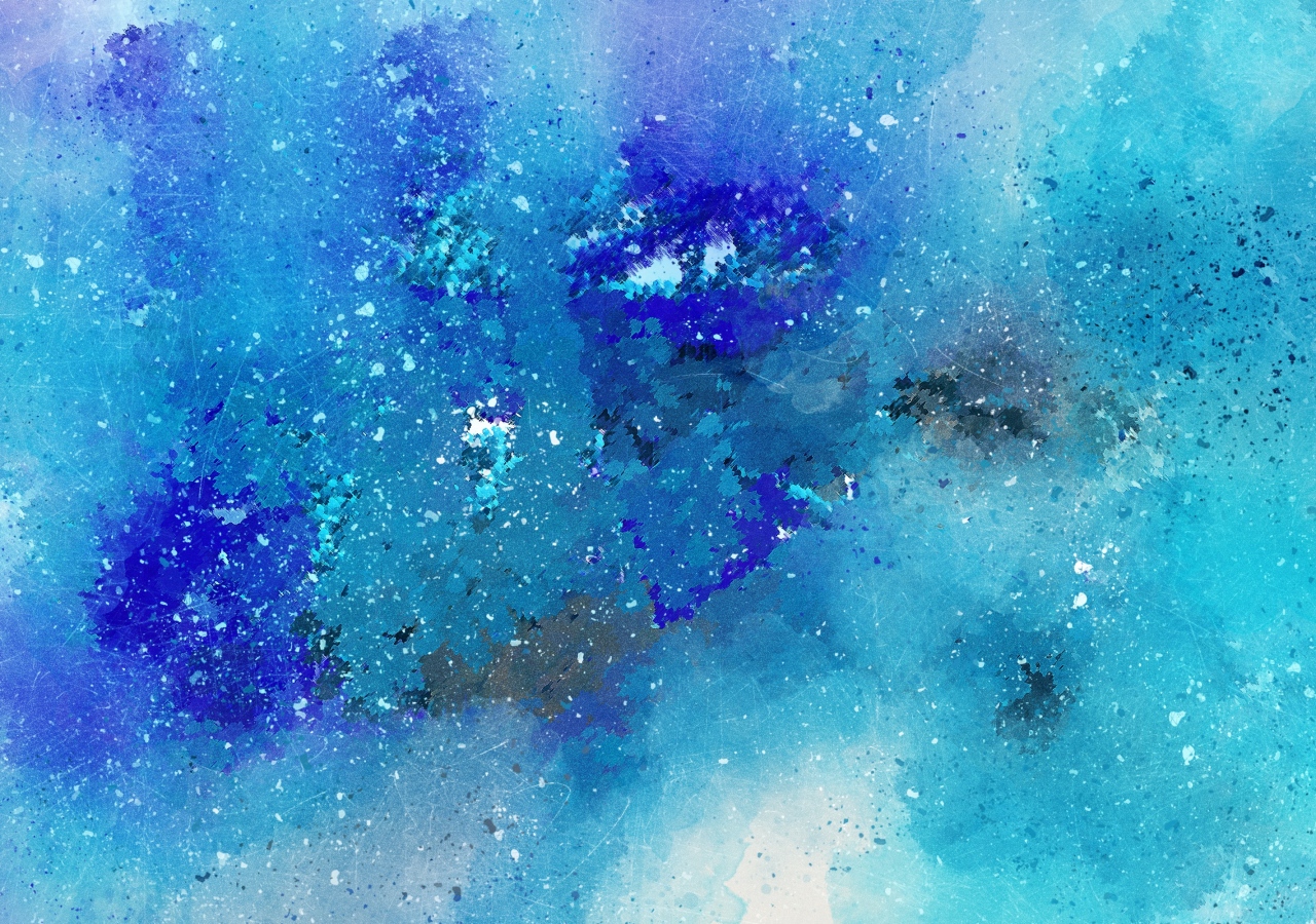 Blue Watercolor Background - HD Wallpaper 