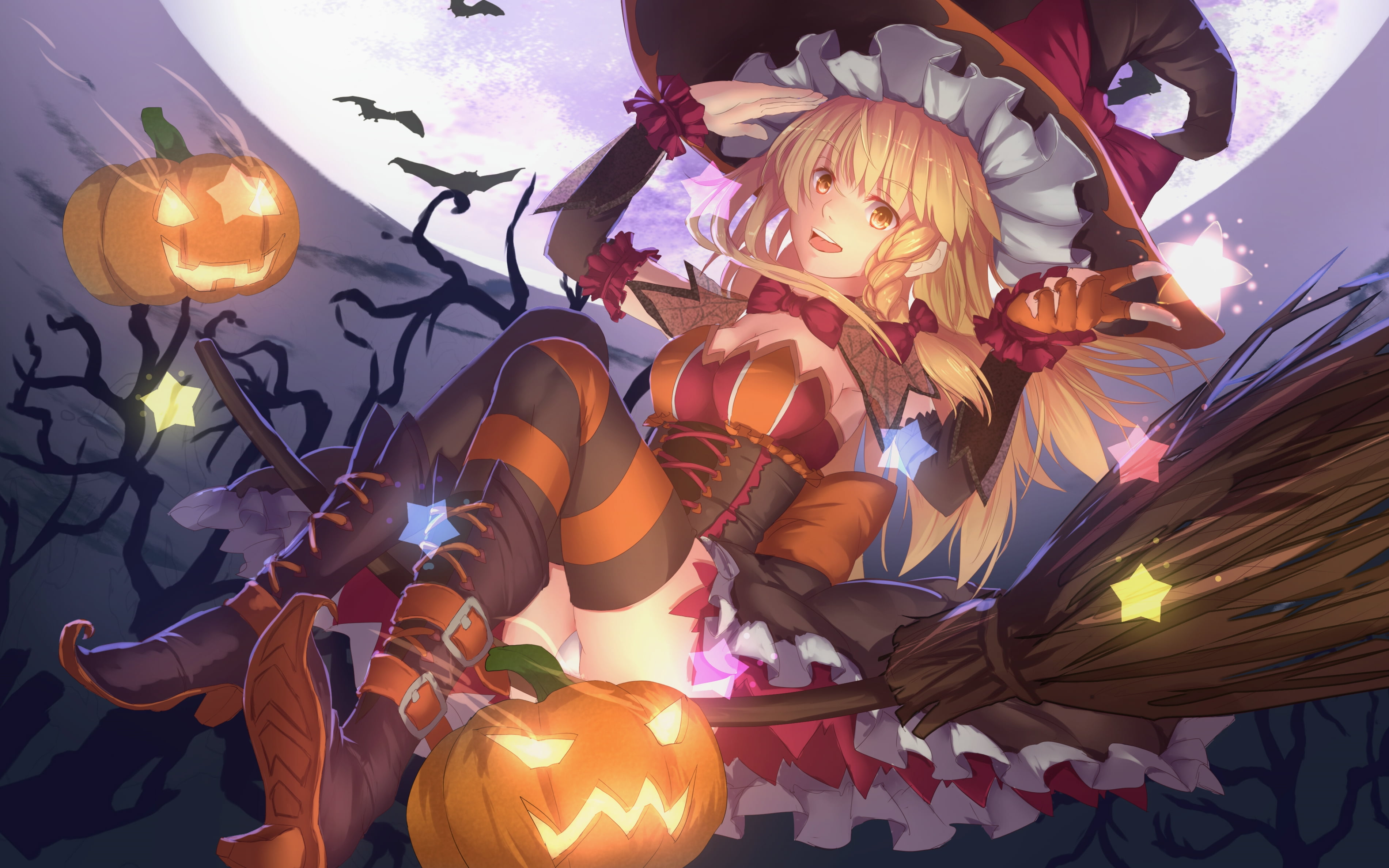 Anime Halloween Wallpaper Hd - HD Wallpaper 