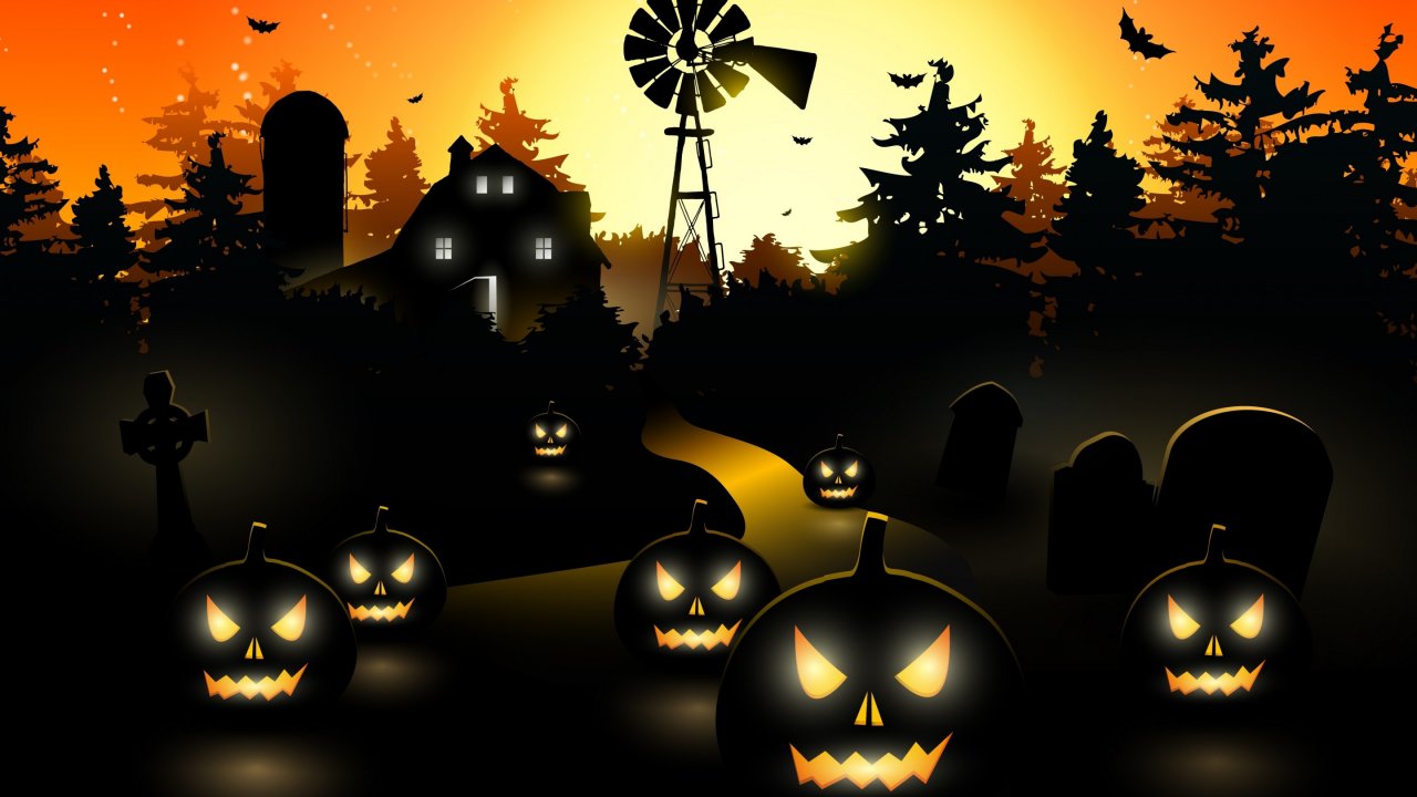 Pictures Download Halloween Wallpaper Desktop Wallpapers - Desktop Halloween - HD Wallpaper 
