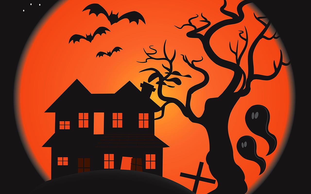 Top 20 Scary Ringtones You Should Custom - Halloween Scene - HD Wallpaper 