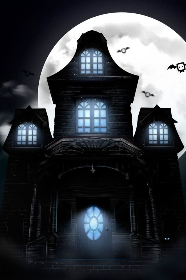 Haunted House Wallpaper - Ảnh Bìa Halloween Kinh Dị - 640x960 Wallpaper -  