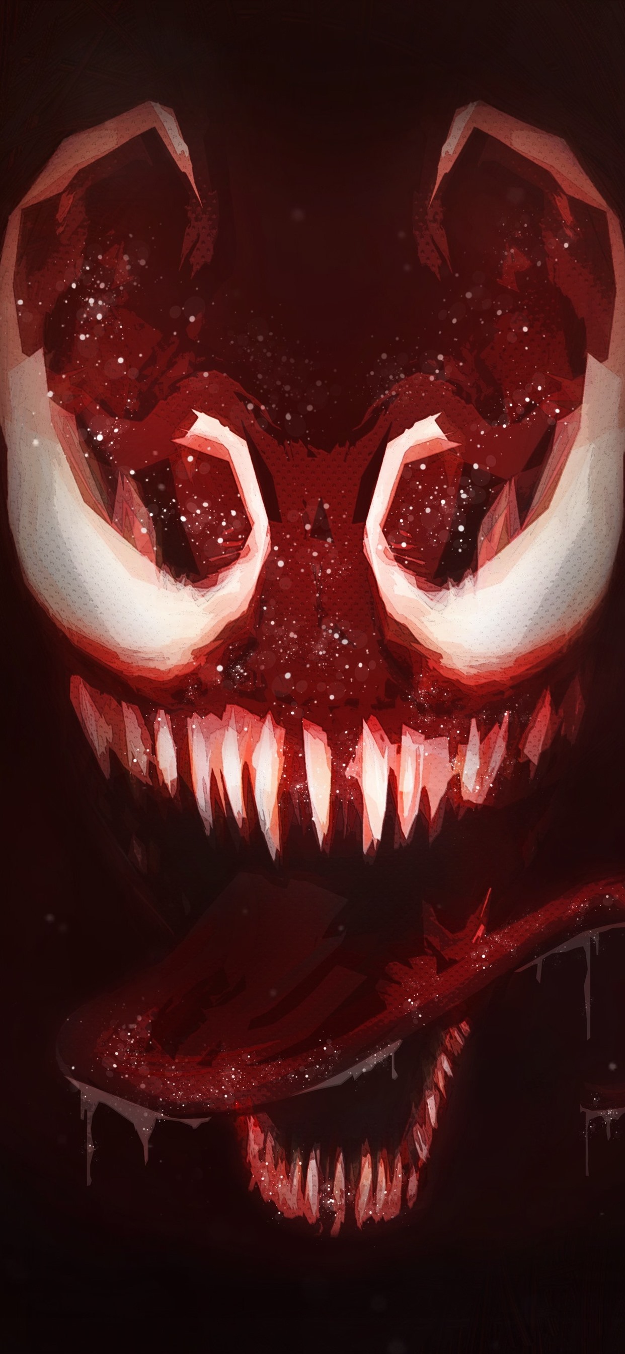 Iphone Wallpaper Venom, Teeth, Horror, Art Picture - Carnage Wallpaper Face - HD Wallpaper 
