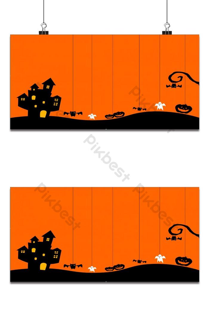 Halloween Pumpkin And Ghost Wallpaper - Graphic Design - HD Wallpaper 