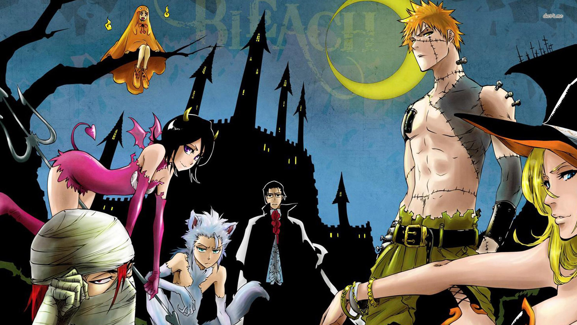 Bleach Halloween - HD Wallpaper 