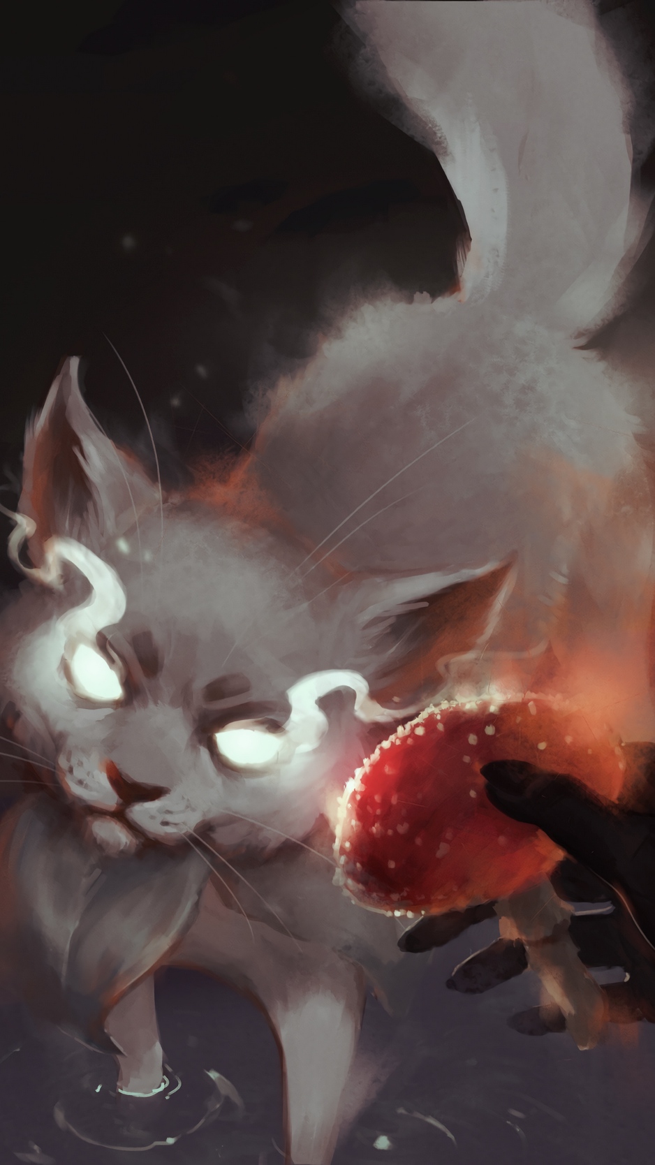 Wallpaper Beast, Eyes, Hand, Art, Spooky - Wallpaper - HD Wallpaper 