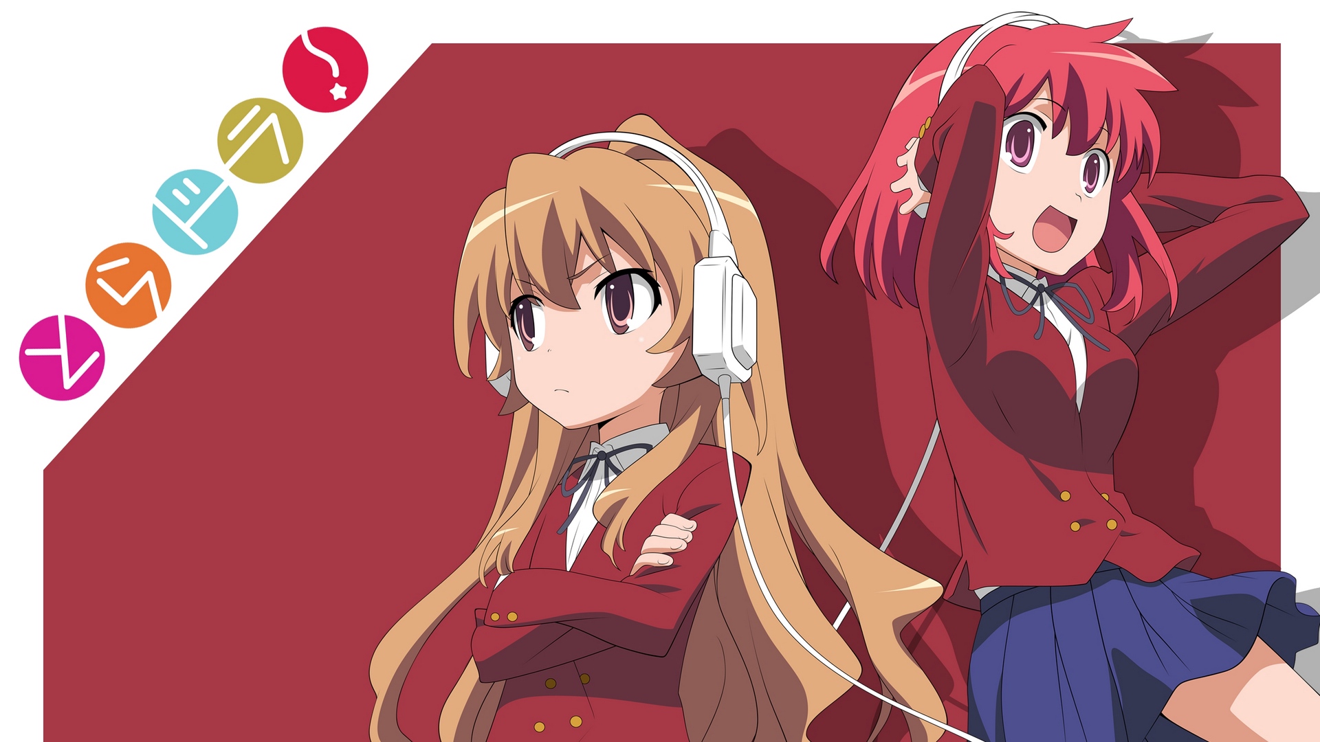 Wallpaper Anime, Minori Toradora, Girls, Horror, Headphones, - Best Anime Horror Wallpaper Hd - HD Wallpaper 