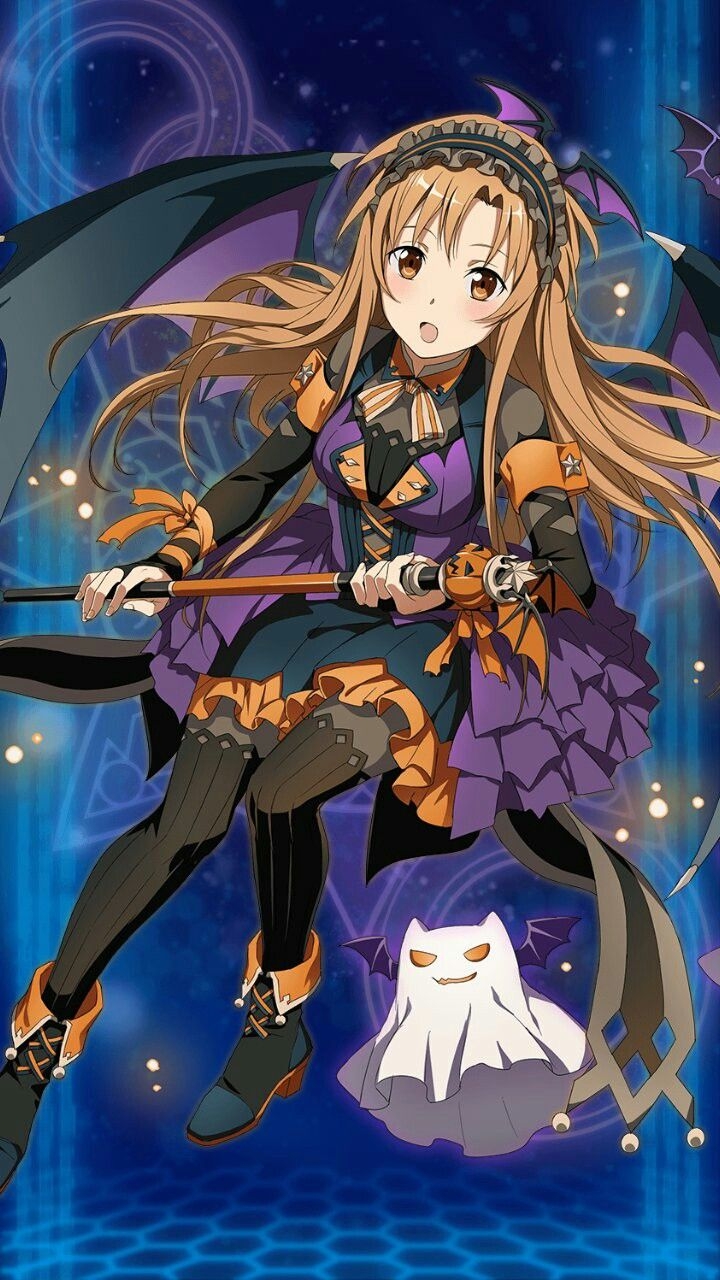 Sword Art Online Halloween Wallpaper - Sao Halloween Asuna - HD Wallpaper 
