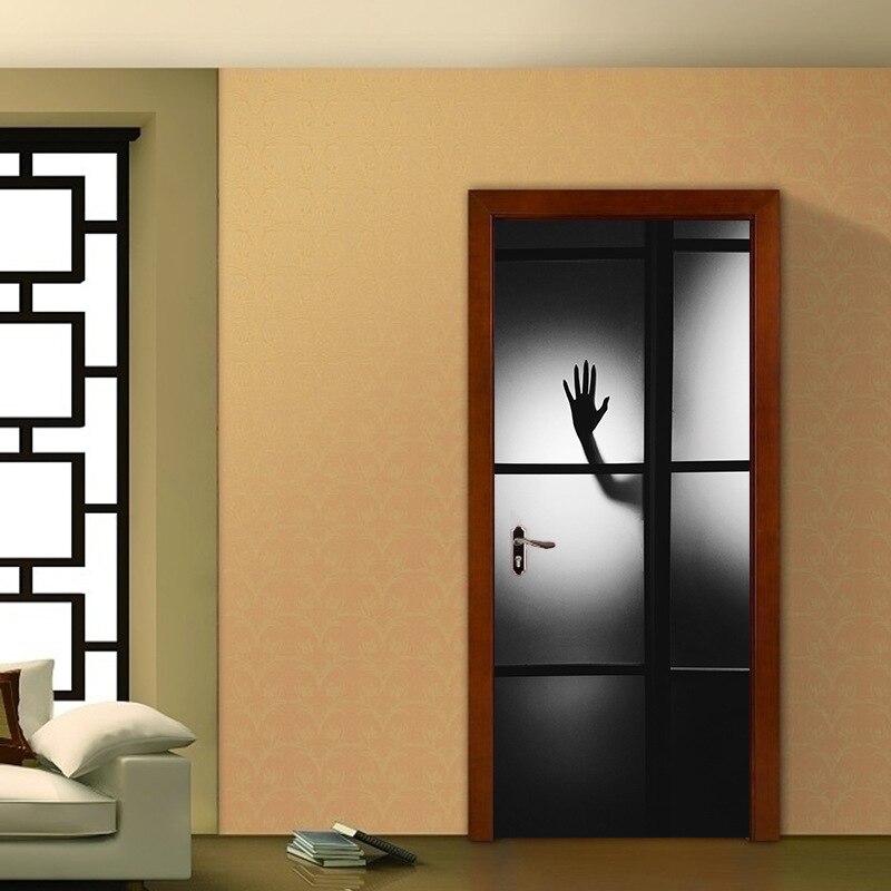 Sticker Fake Door - HD Wallpaper 
