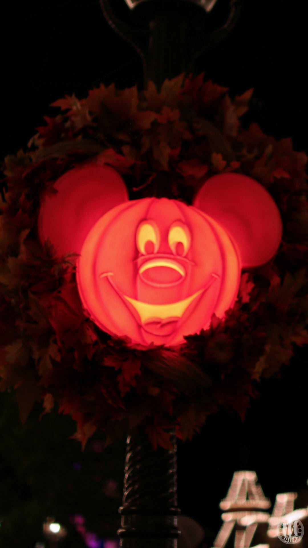 Disney Halloween Pumpkin Iphone - HD Wallpaper 