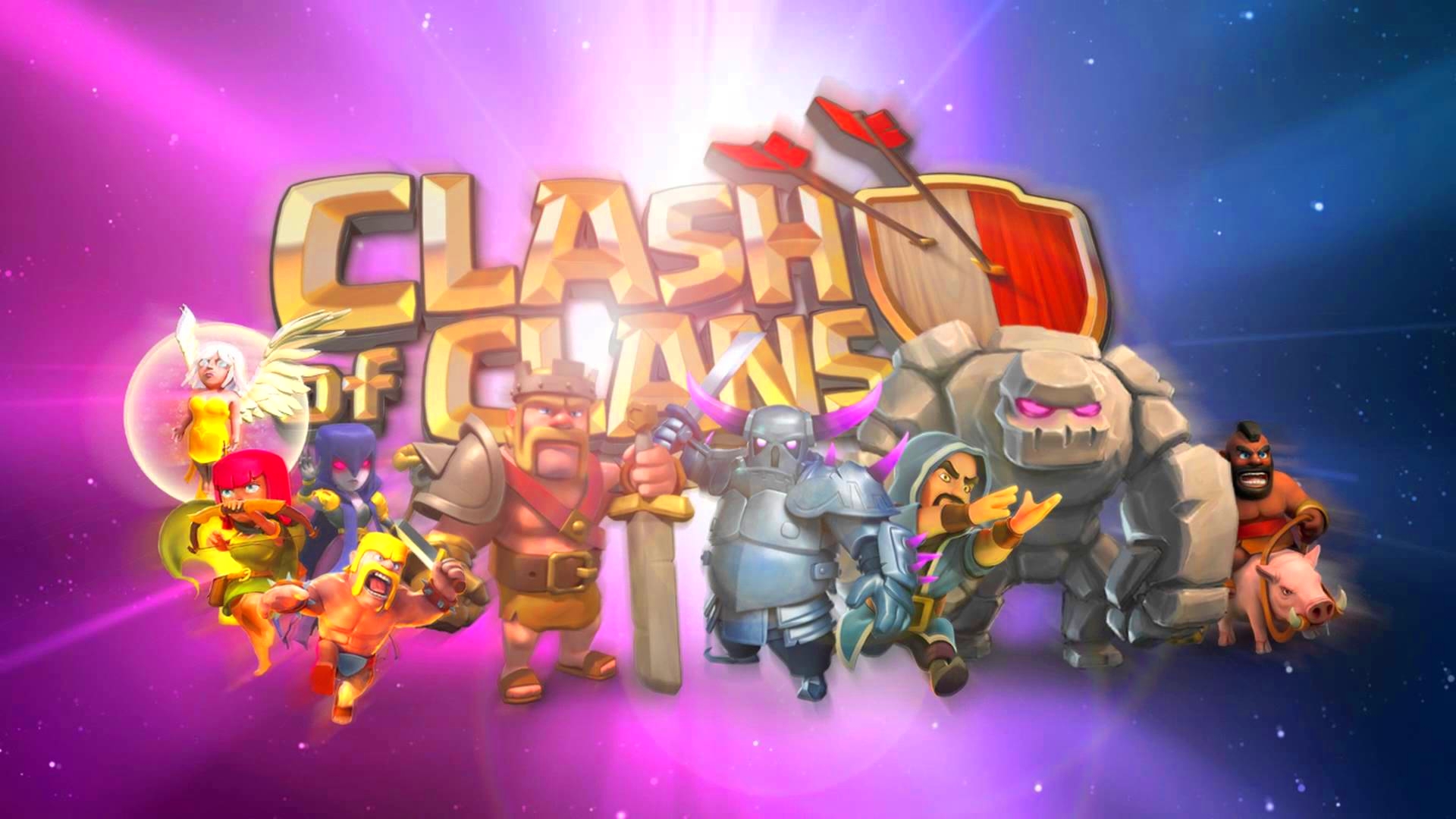 Clash Of Clans - Clash Of Clan Wall Paper - HD Wallpaper 