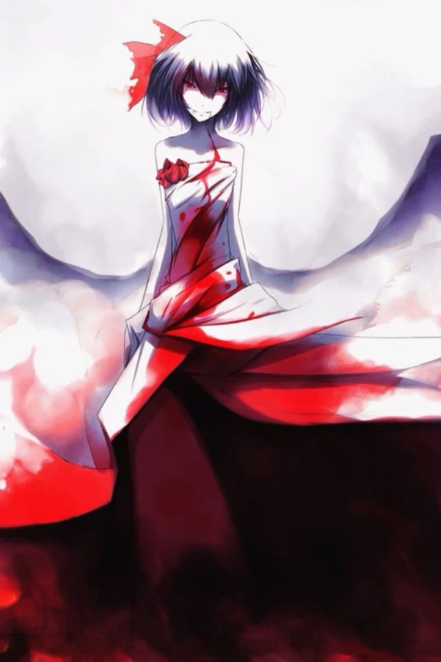 Creepy Anime Girl Wallpaper Iphone - HD Wallpaper 