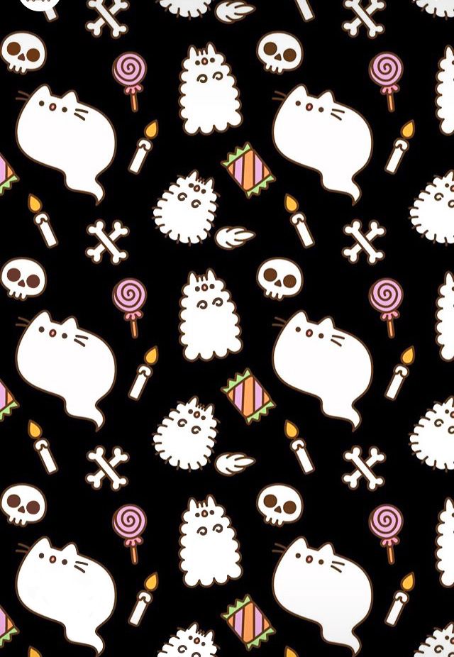 Pusheen Fondo De Pantalla Halloween - HD Wallpaper 