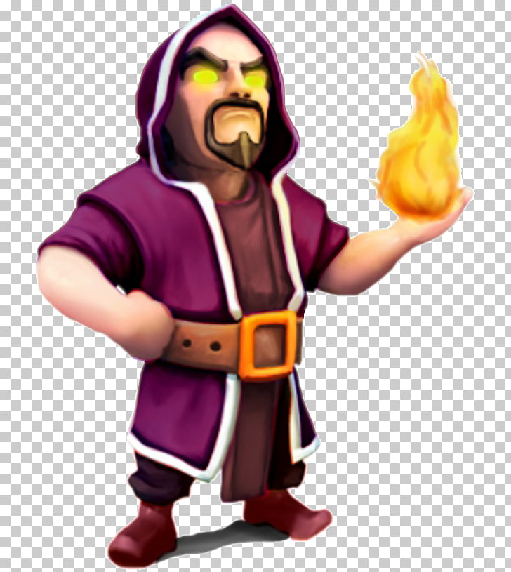 Clash Of Clans Wizard Png - HD Wallpaper 