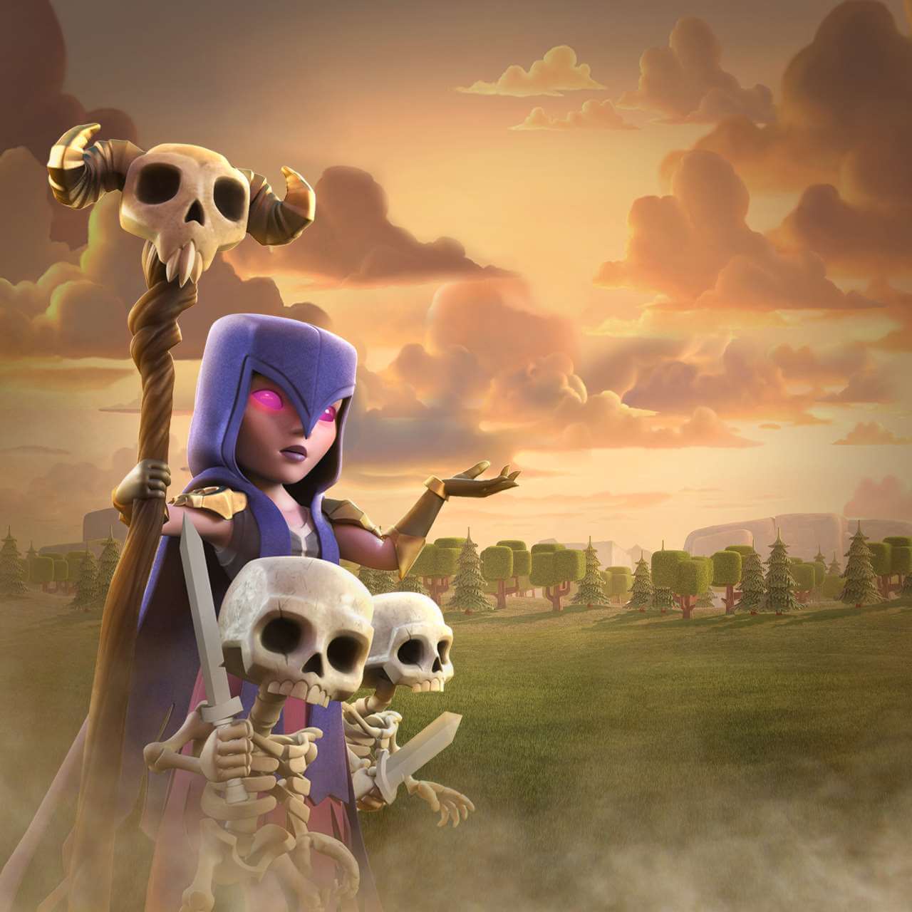 Clash Of Clans - Coc Wallpaper Ios Witch - HD Wallpaper 