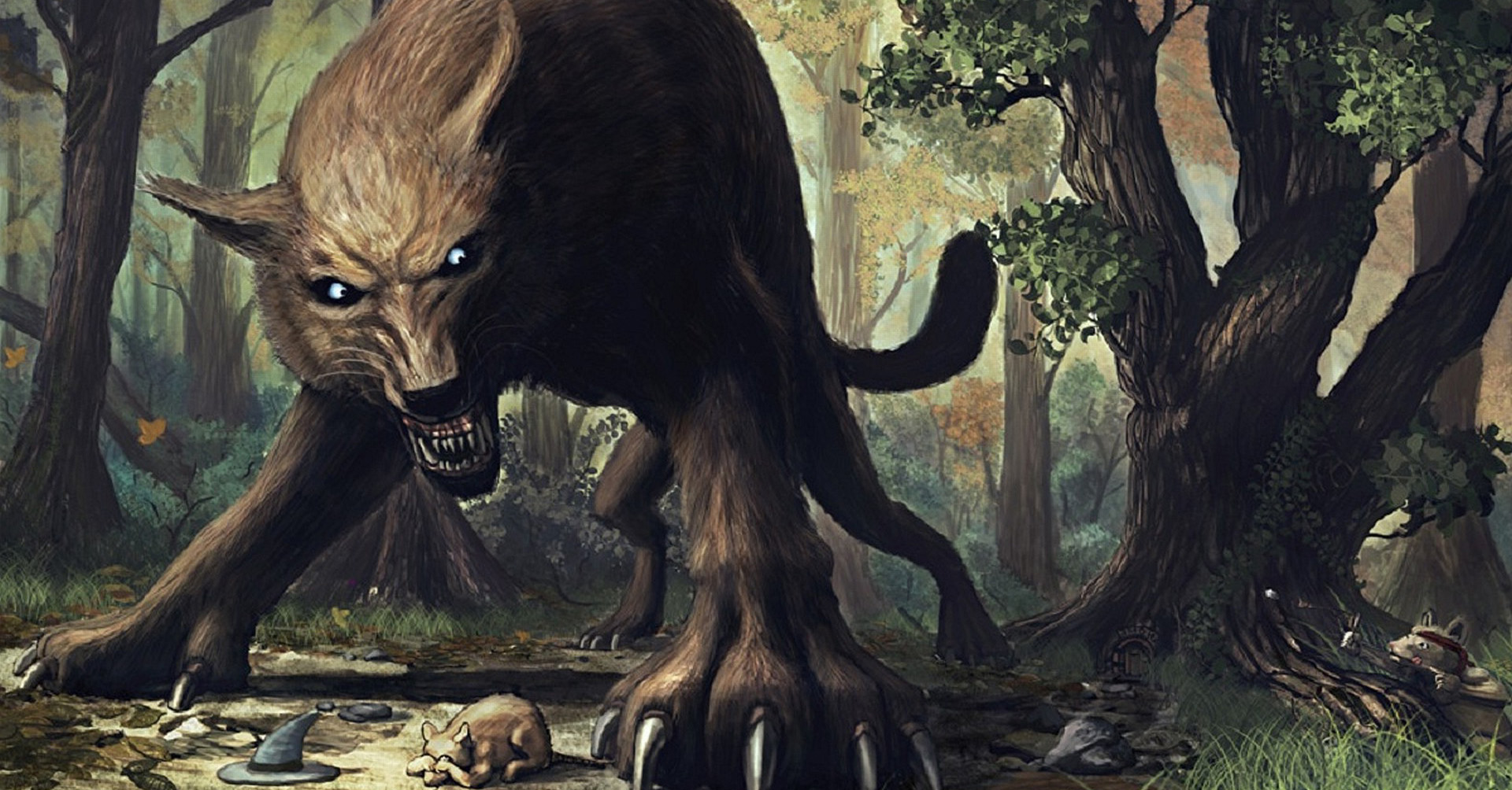 Scary Forest Creatures - HD Wallpaper 