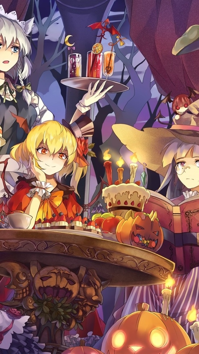 Touhou Halloween - HD Wallpaper 