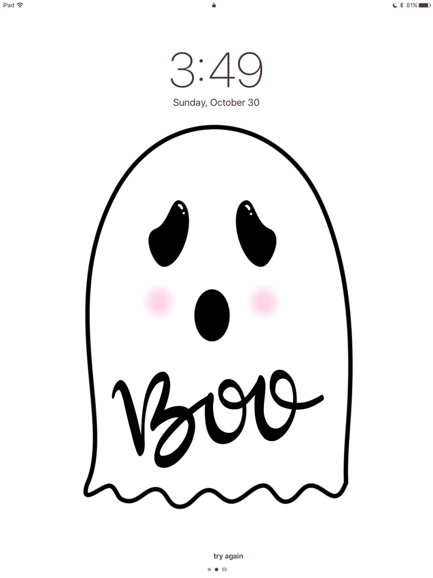 Cute Little Ghost - HD Wallpaper 