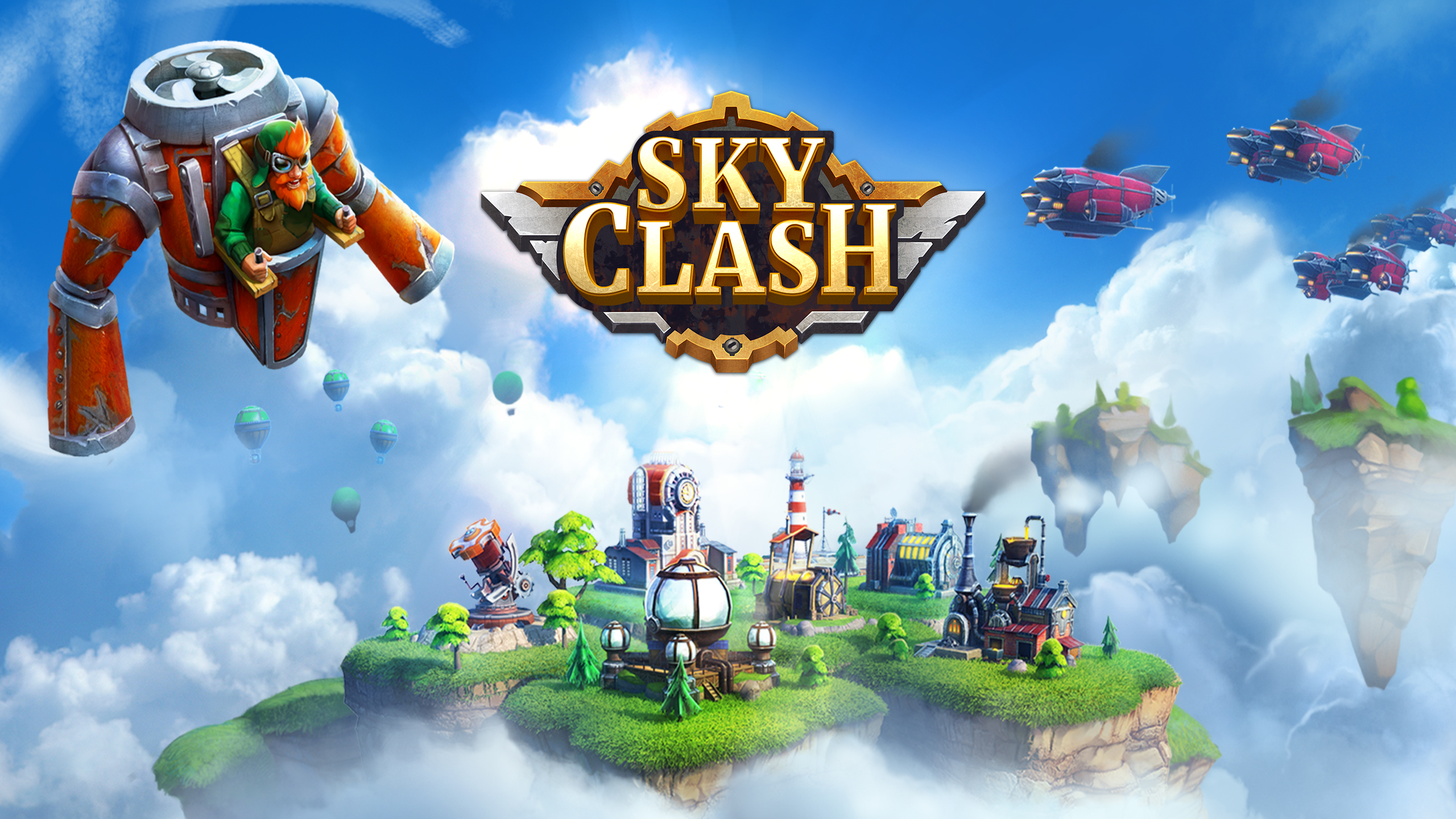 Sky Clash Lords Of Clans 3d - HD Wallpaper 