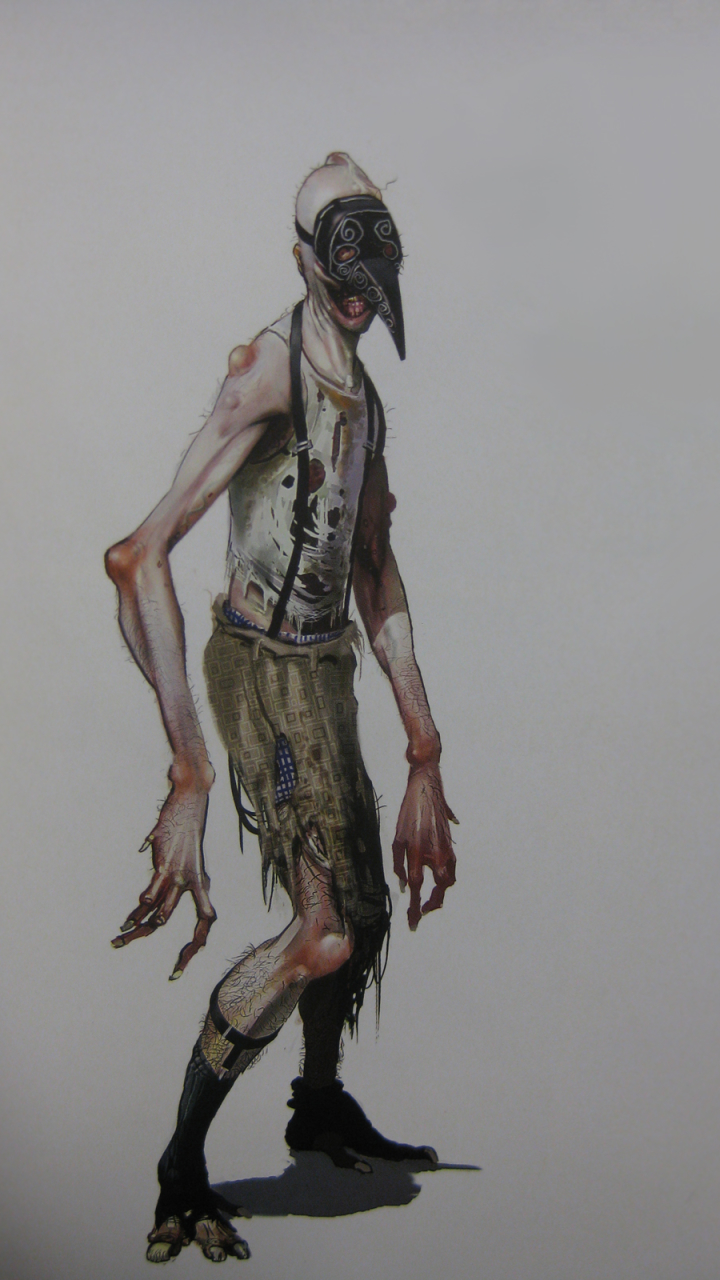 Bioshock Splicer Concept Art - HD Wallpaper 