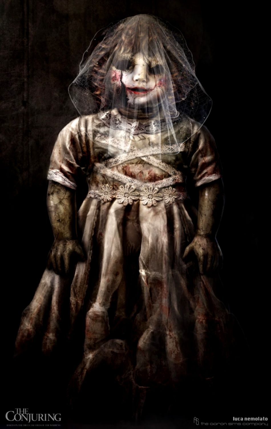 The Conjuring Creepy Annabelle Doll Concept Art Geektyrant - Conjuring Concept Art - HD Wallpaper 