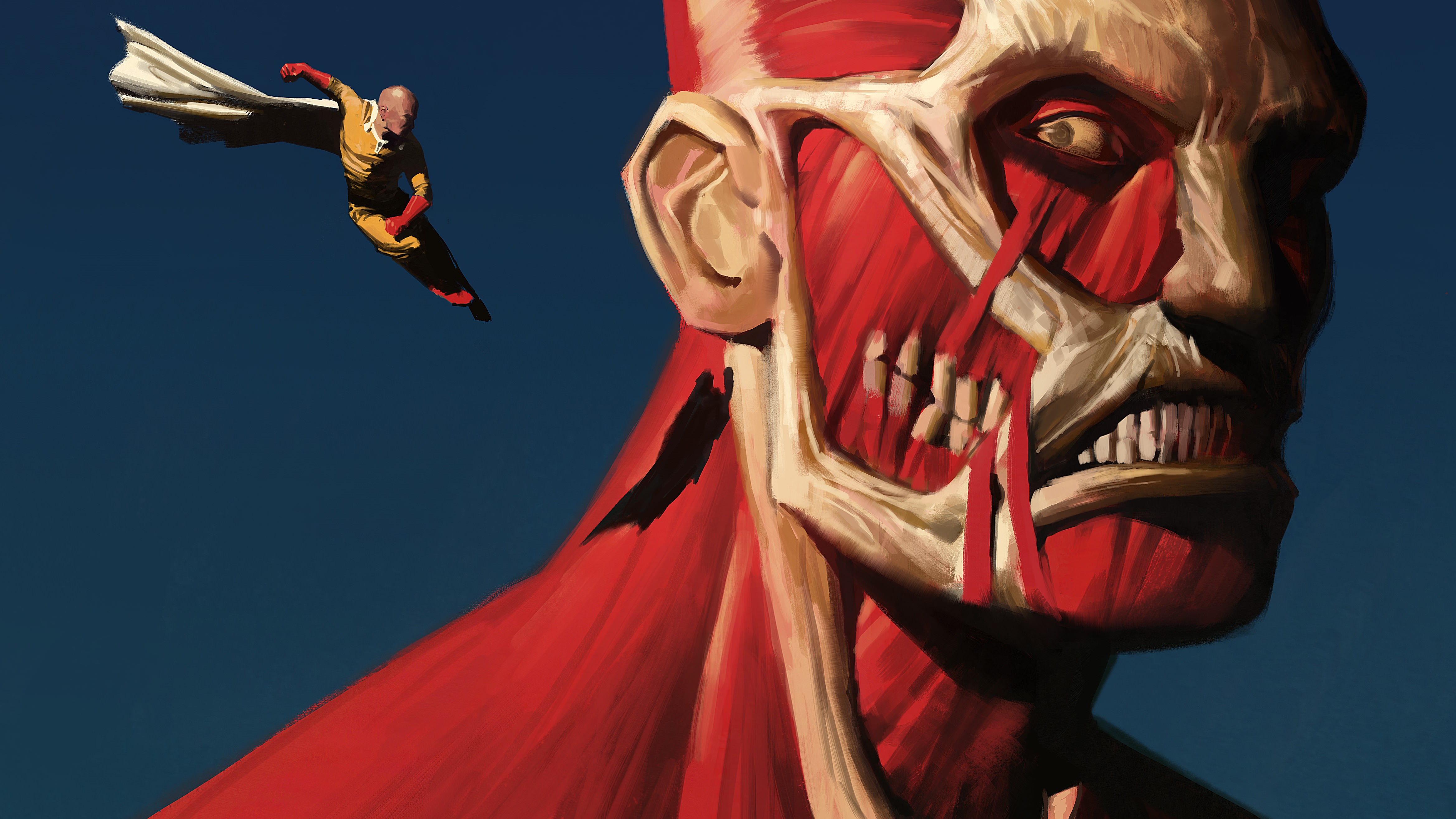 One Punch Man 4k 4675x2629 Wallpaper teahub.io