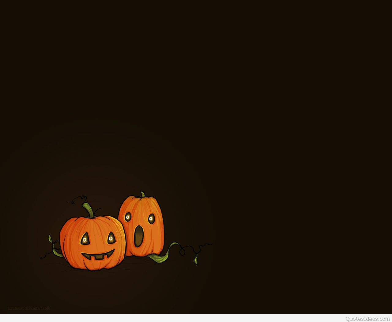 Cute Halloween Pumpkins Wallpaper - Pumpkin - HD Wallpaper 