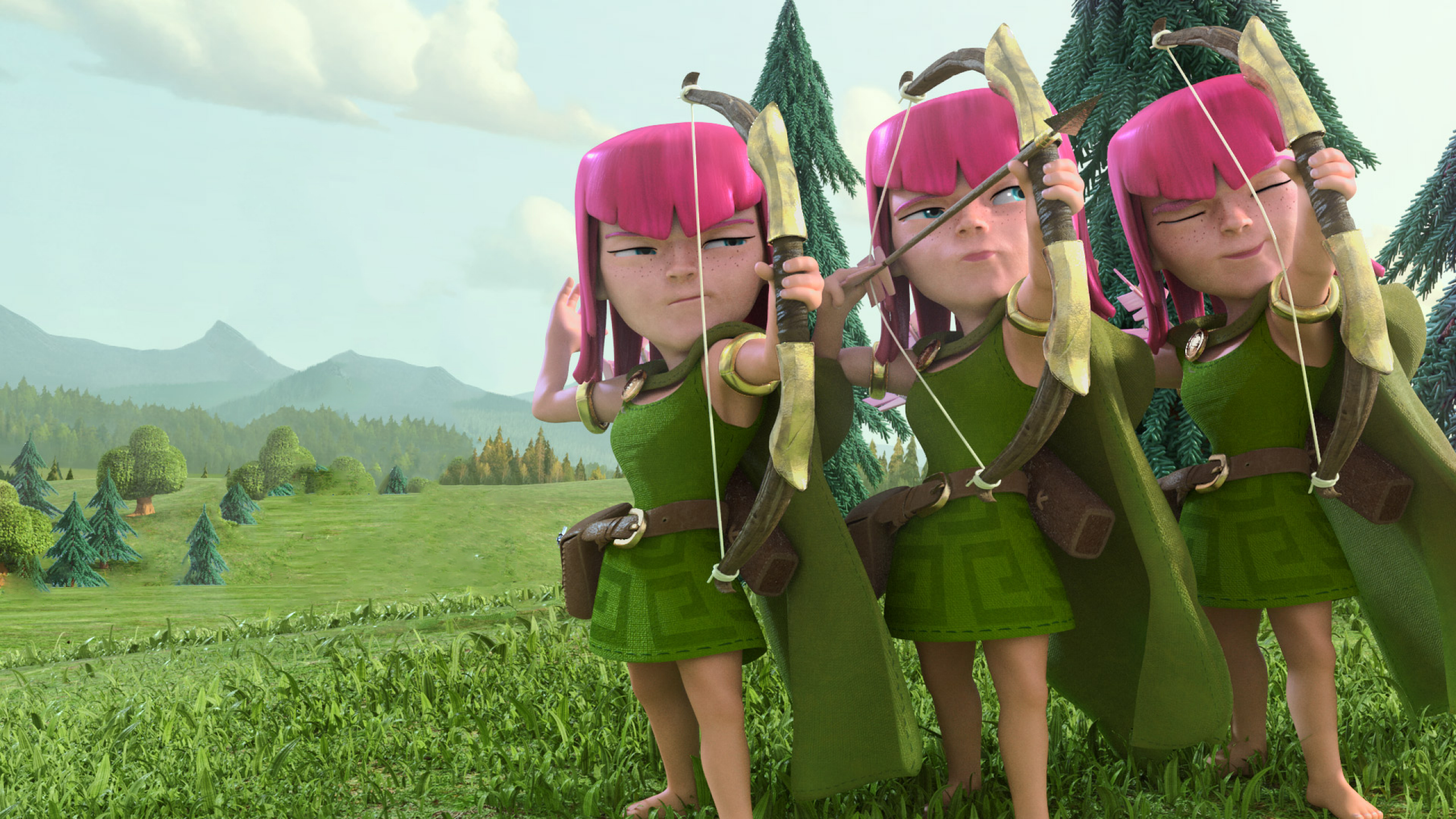 Clash Of Clans, Animation, Archers - Clash Of Clans Archer - HD Wallpaper 