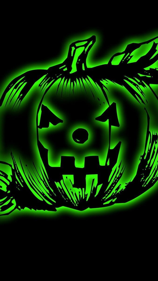 Green Halloween Pumpkin - Halloween Wallpaper Green - HD Wallpaper 