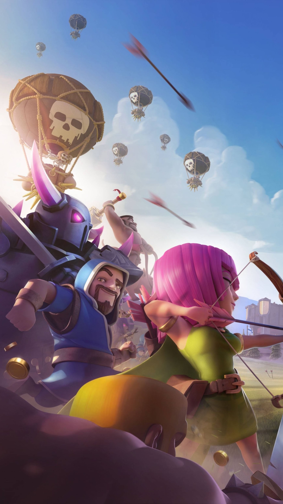 Clash Of Clan Wallpaper Hd Background Images Android - Background Clash Of Clan - HD Wallpaper 