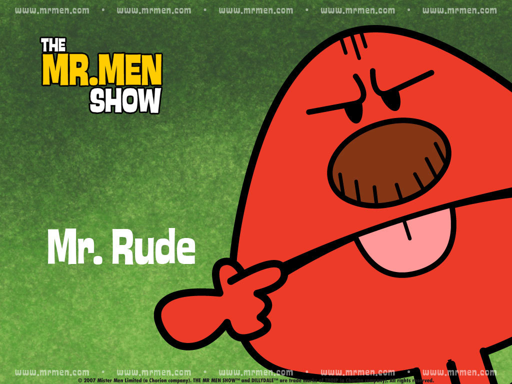 Mr Rude Mr Men Show - HD Wallpaper 