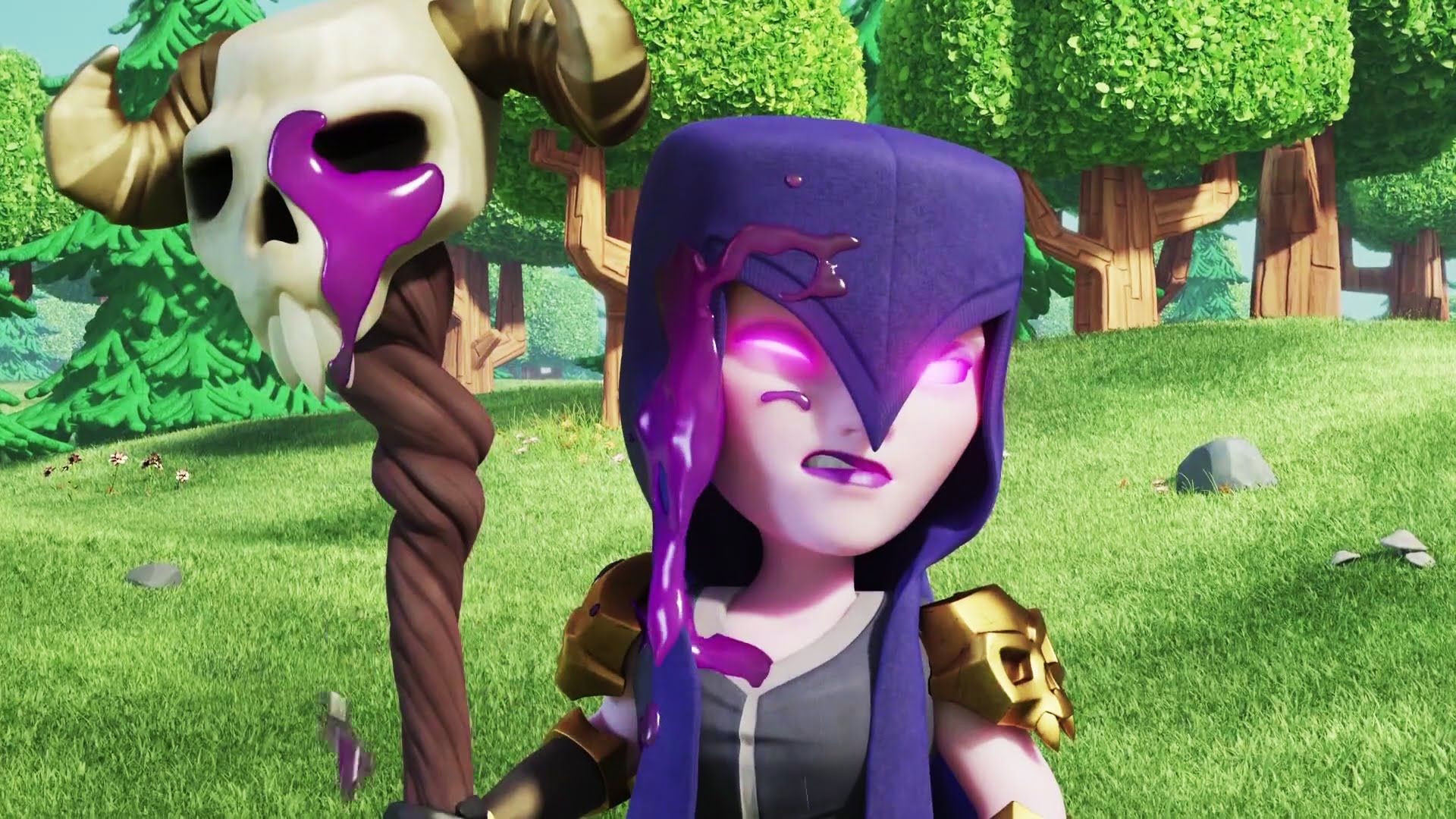 Clash Of Clans Witch Elixir - HD Wallpaper 