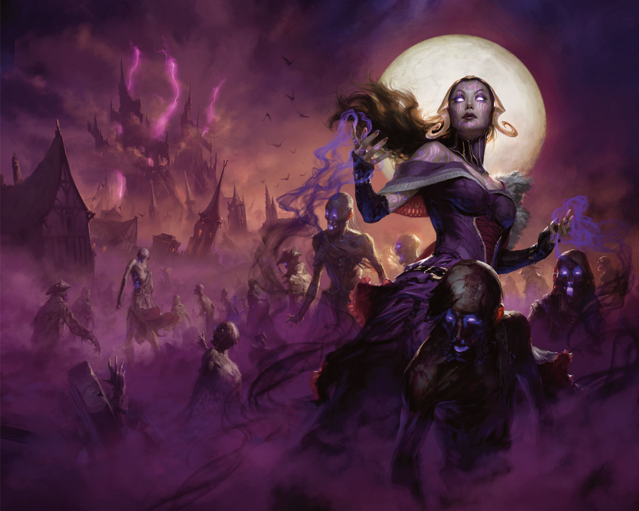 Liliana Eldritch Moon Art - HD Wallpaper 